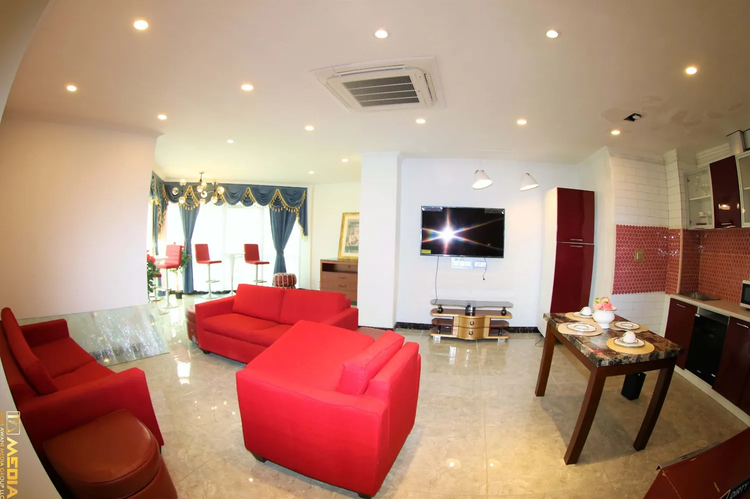 Luxury suite interior