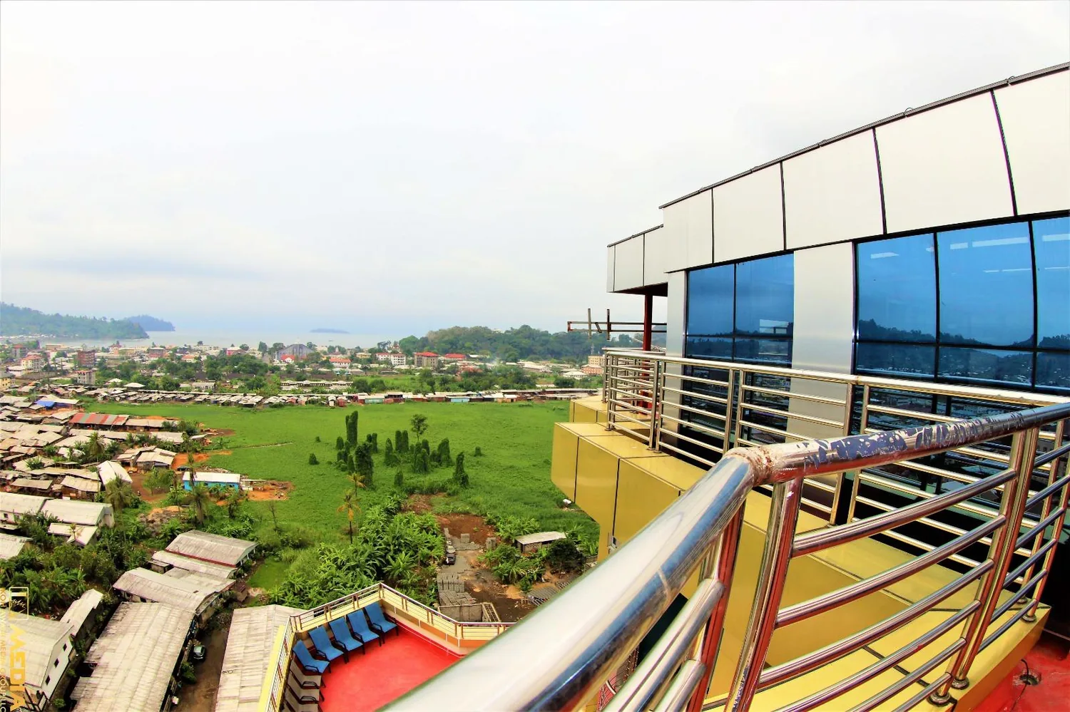 Rooftop terrace lounge